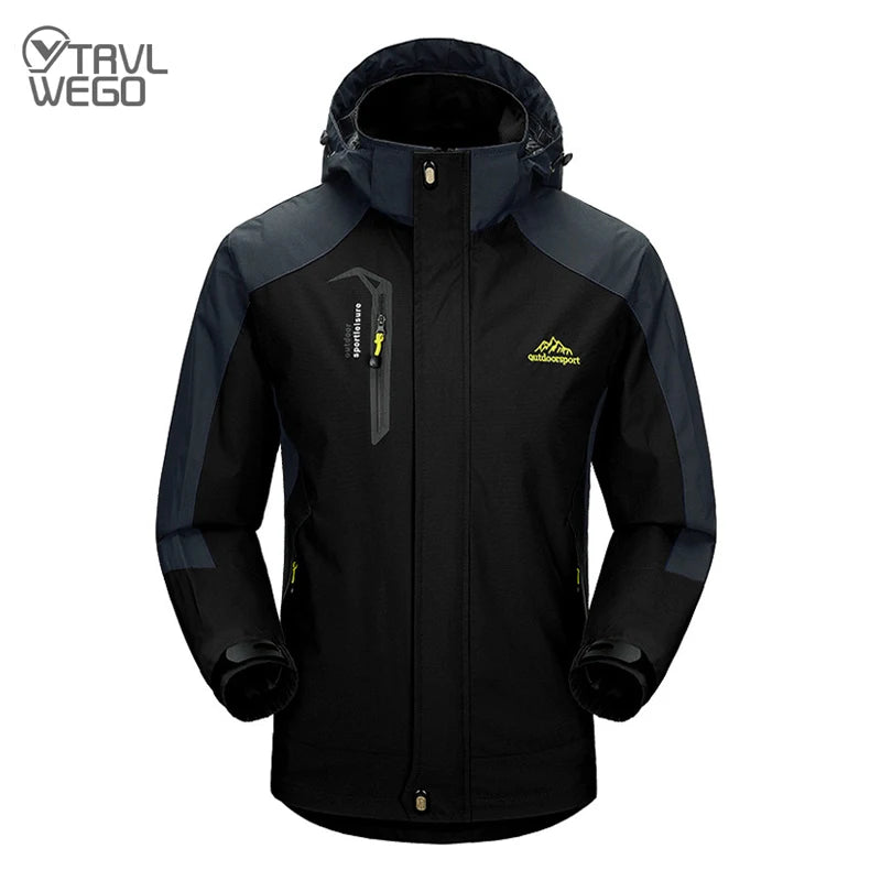 TRVLWEGO Men’s Waterproof Hiking & Outdoor Jacket