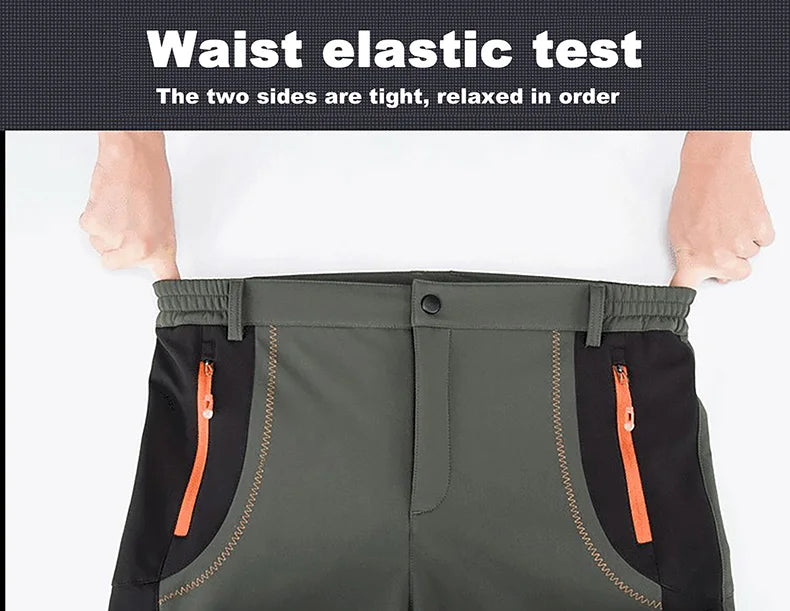 LNGXO Men’s Waterproof Fleece Hiking Pants