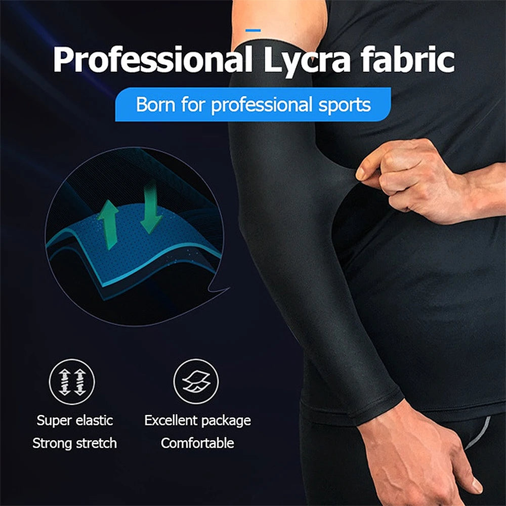 BraceTop UV Protection Sports Cooling Arm Sleeves