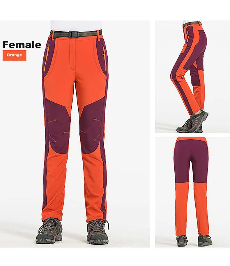 LNGXO Men’s Waterproof Fleece Hiking Pants