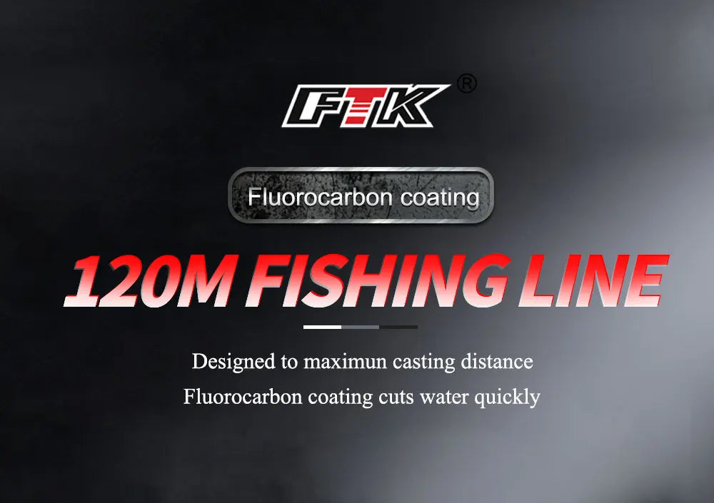 120M Fluorocarbon Coating Fishing Line