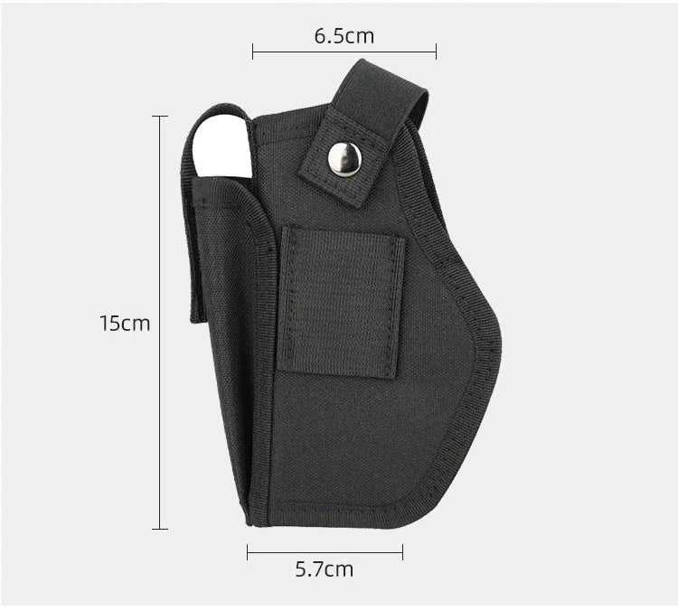 Outdoor Tactical Gun Holster with Bullet Clip Hunting Belt Concealed Carry IWB OWB Airsoft Pistol Bag for All Size Handgun