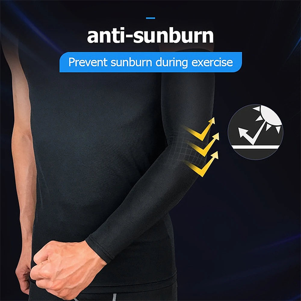 BraceTop UV Protection Sports Cooling Arm Sleeves