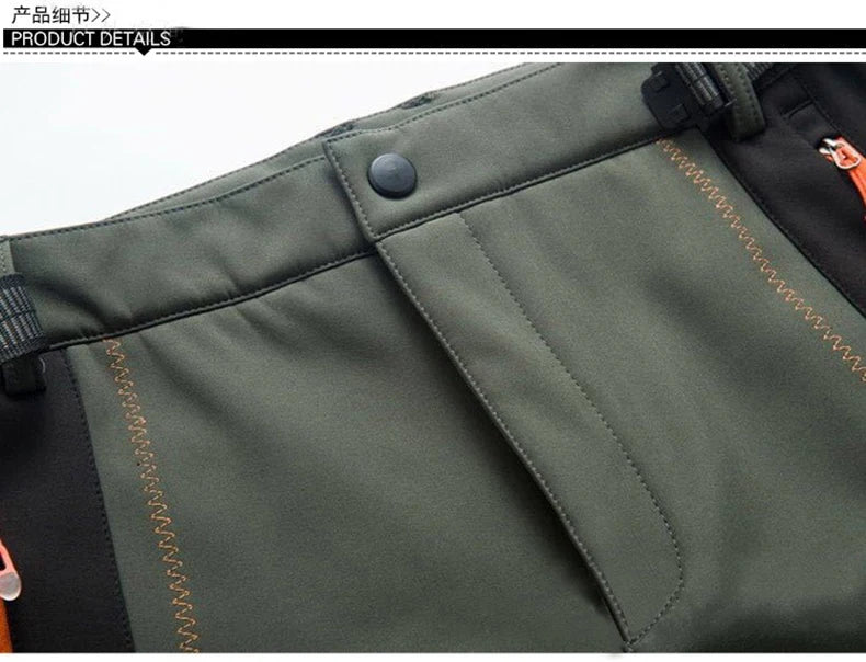 LNGXO Men’s Waterproof Fleece Hiking Pants