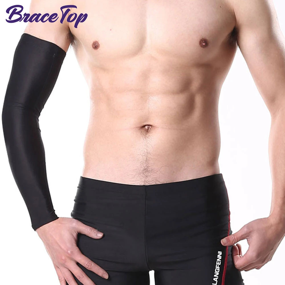 BraceTop UV Protection Sports Cooling Arm Sleeves