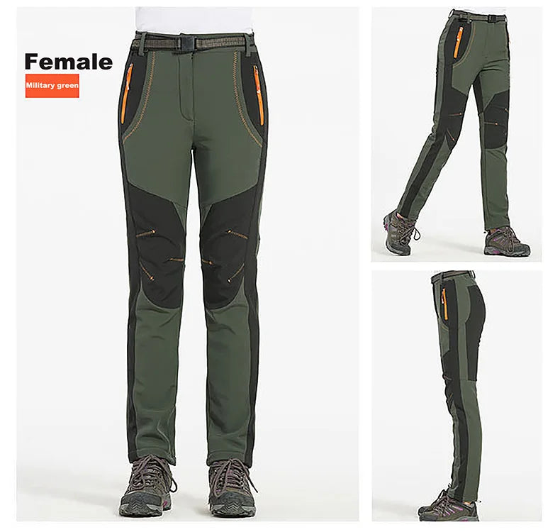 LNGXO Men’s Waterproof Fleece Hiking Pants