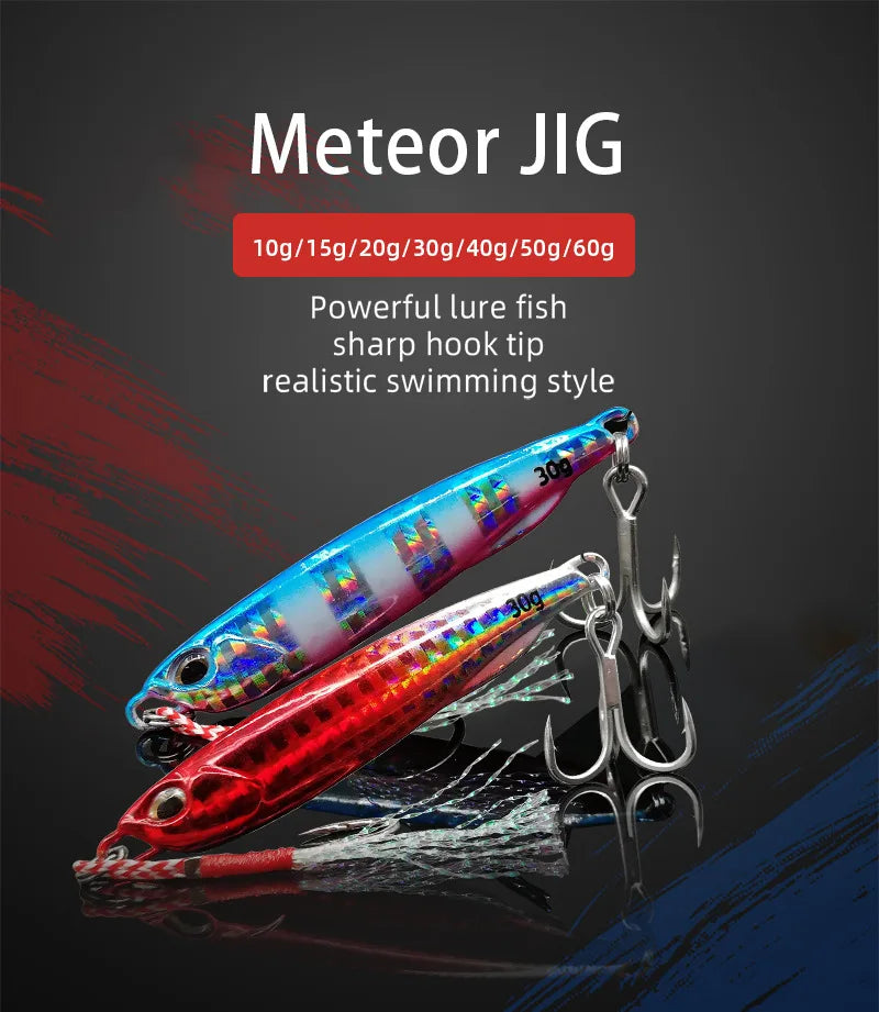 2021 Japanese Metal Cast Jig Spoon Lures