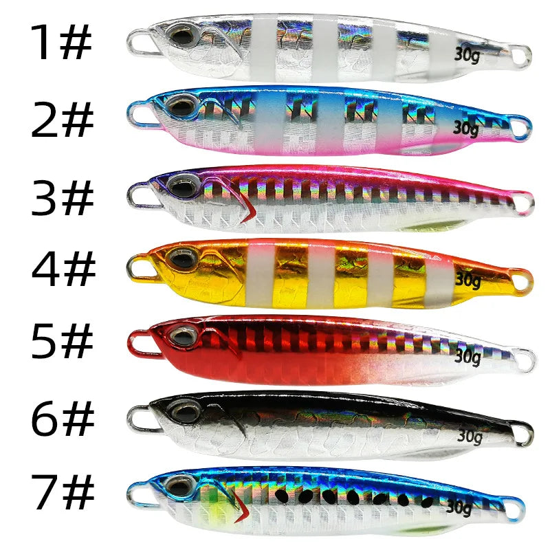 2021 Japanese Metal Cast Jig Spoon Lures