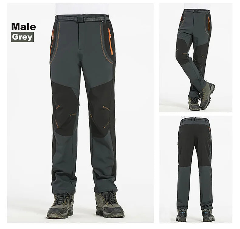 LNGXO Men’s Waterproof Fleece Hiking Pants