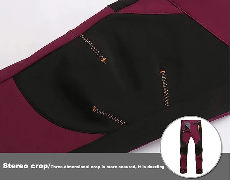 LNGXO Men’s Waterproof Fleece Hiking Pants