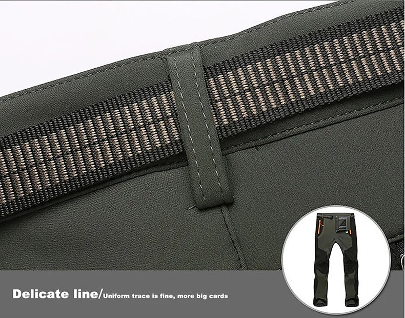 LNGXO Men’s Waterproof Fleece Hiking Pants