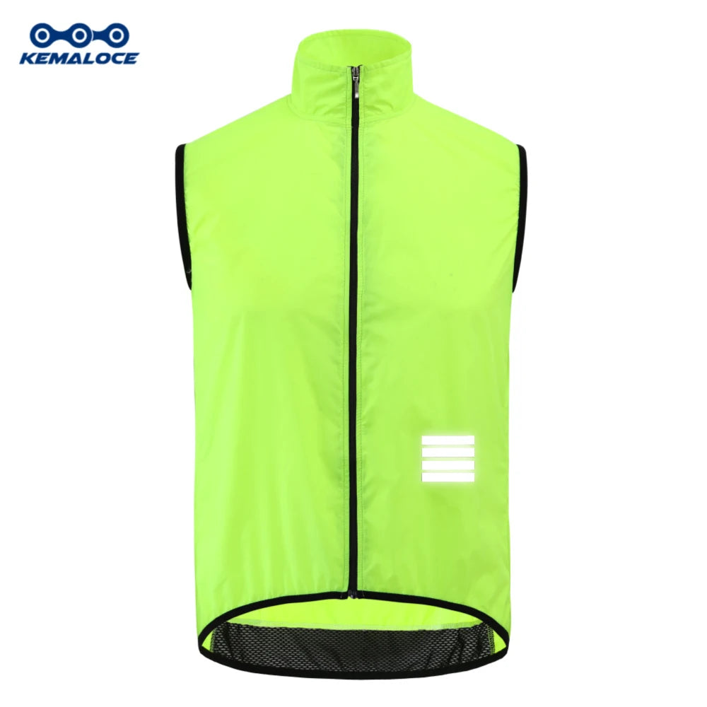 KEMALOCE Men’s Windproof Cycling Vest 2023