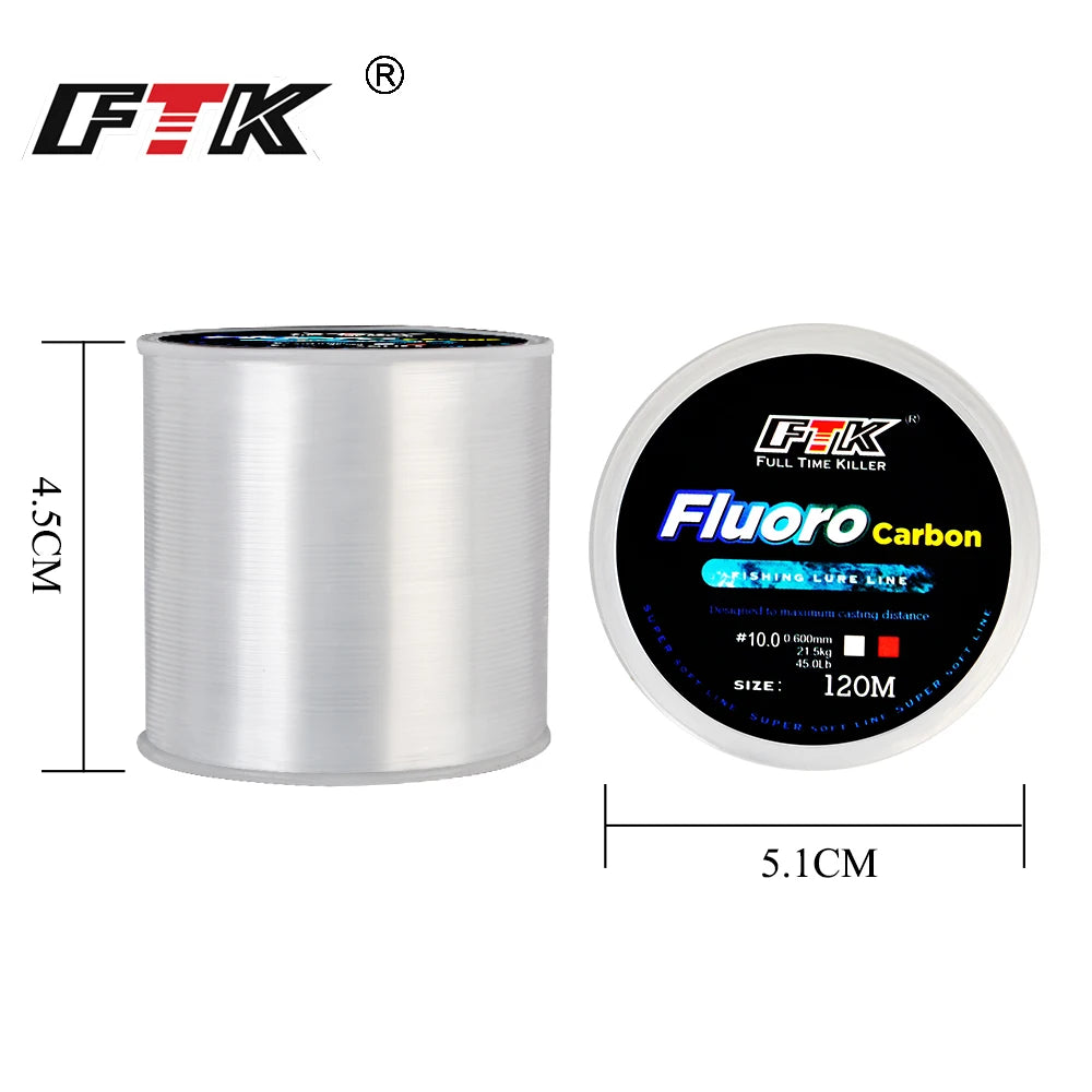 120M Fluorocarbon Coating Fishing Line