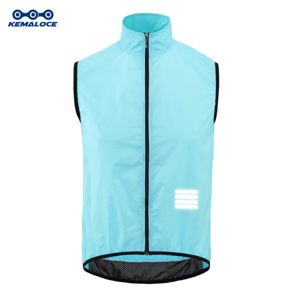 KEMALOCE Men’s Windproof Cycling Vest 2023