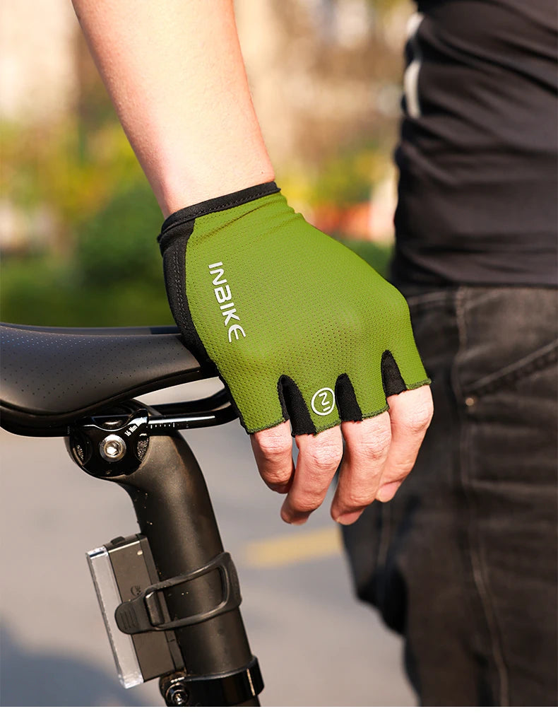 INBIKE Half-Finger Shock-Absorption Cycling Gloves