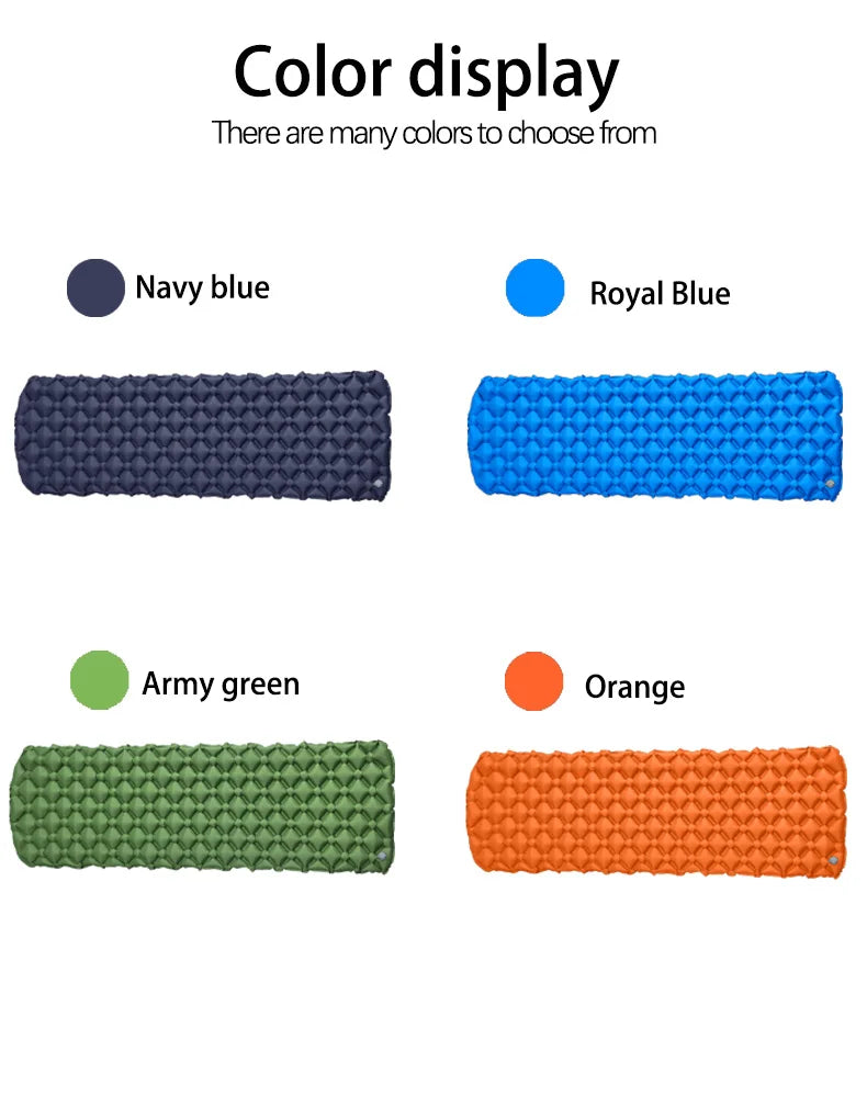 Ultralight Outdoor Camping Sleeping Pad with Pillow