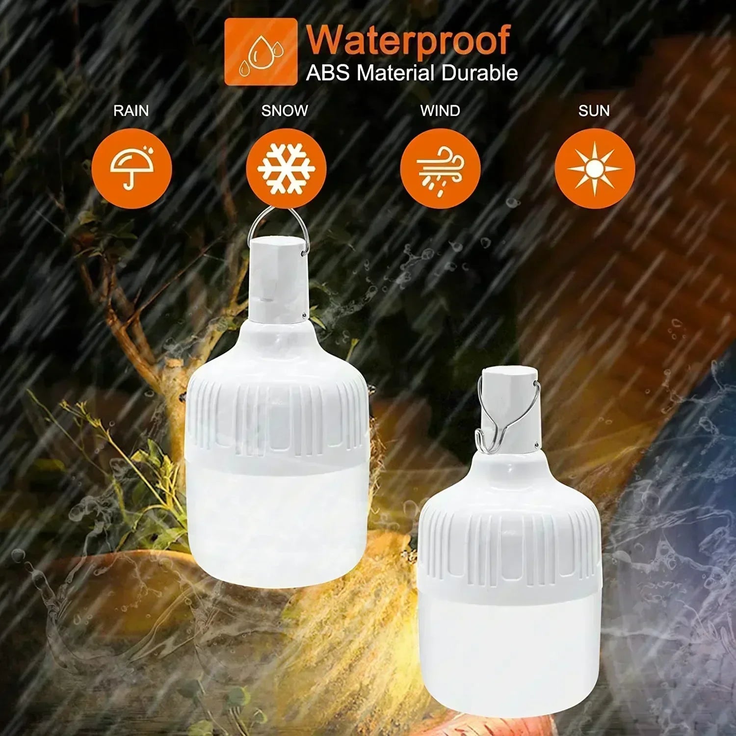 60W USB Rechargeable LED Camping Lantern