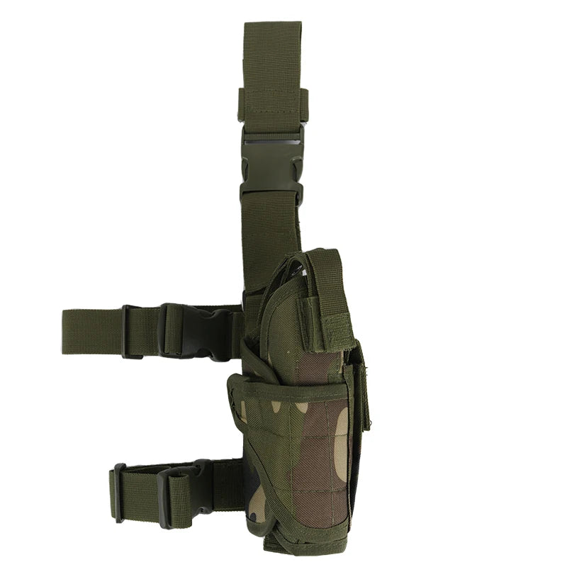 Universal left and right pistol holster tactical tornado leg style thigh holster hunting air gun Glock pistol clip bag