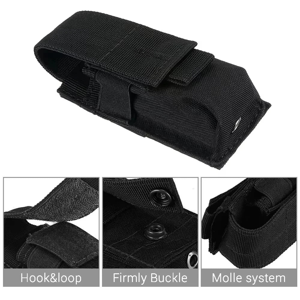 DIZETION Tactical MOLLE Flashlight Pouch