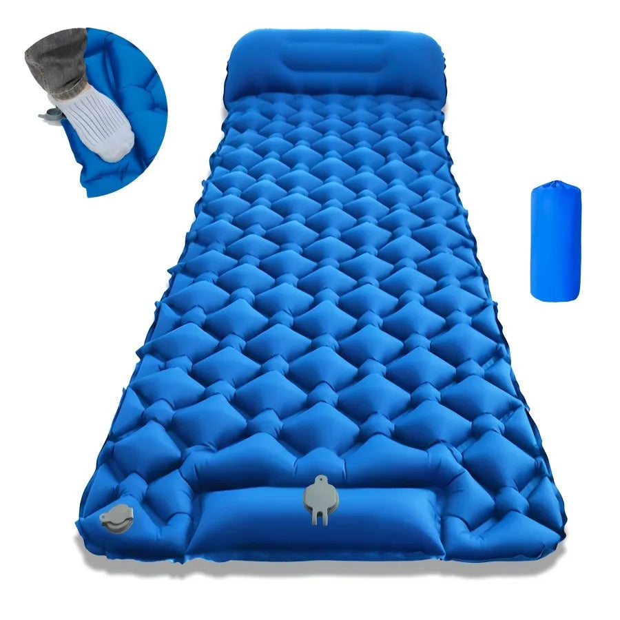 Ultralight Outdoor Camping Sleeping Pad with Pillow