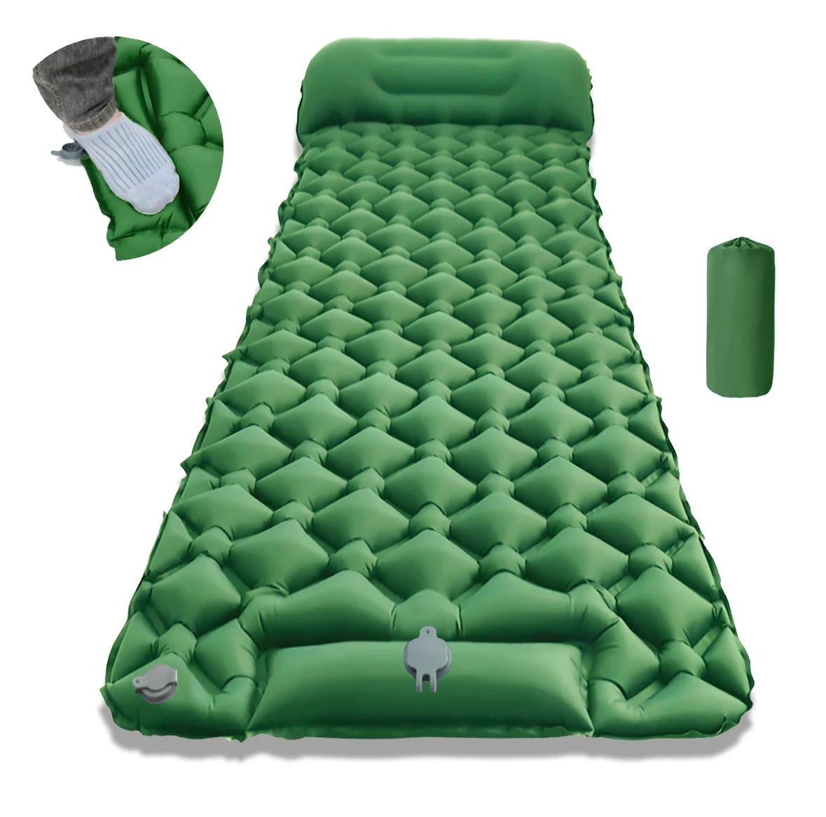 Ultralight Outdoor Camping Sleeping Pad with Pillow