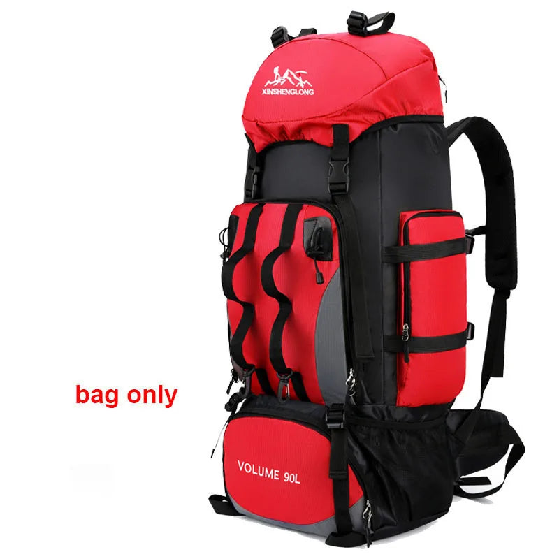 90L Waterproof Hiking & Camping Backpack