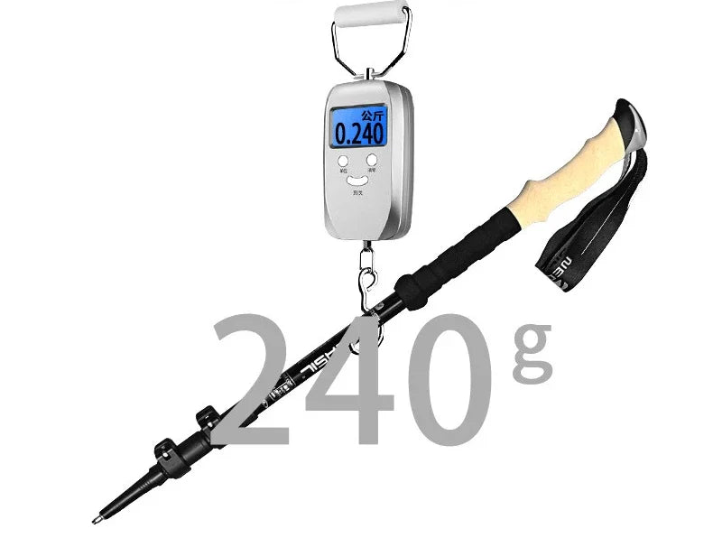 2PCS Trekking Poles Walking Sticks Alpenstock Telescopic Ultralight Premium Adjustable with Quick Lock Hiking Cane