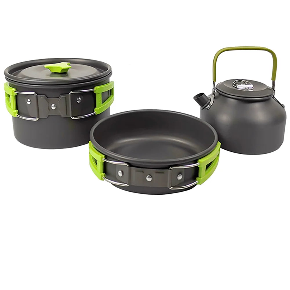 Camping Cookware Set for 2–3 People – Non-Stick