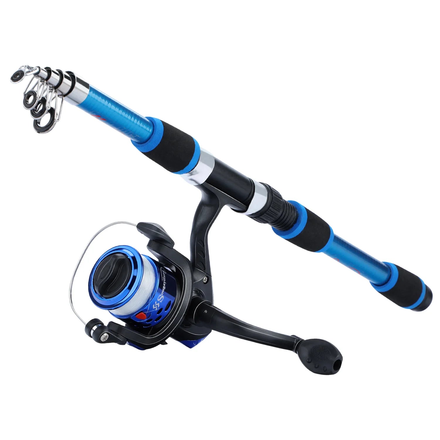 Sougayilang 1.8M Telescopic Rod & Spinning Reel Combo