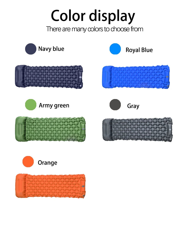 Ultralight Outdoor Camping Sleeping Pad with Pillow