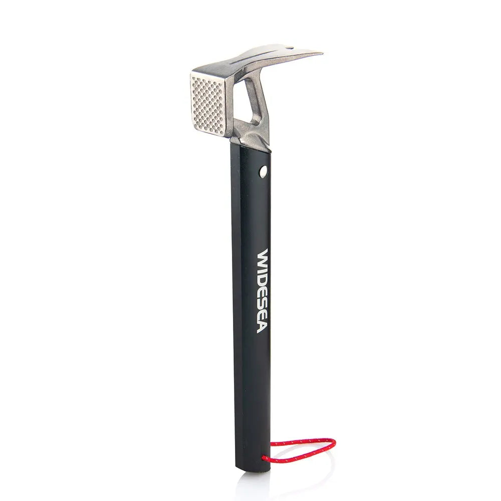 Widesea Stainless Steel Tent Hammer with Stake Puller