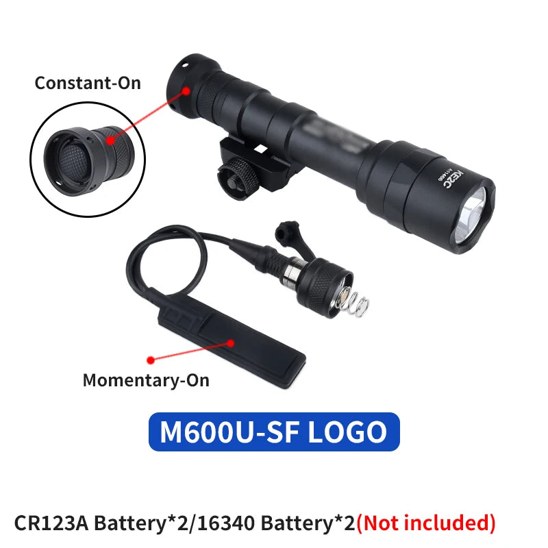 Surefir M300/M600 Tactical Flashlight with AXON Remote Switch