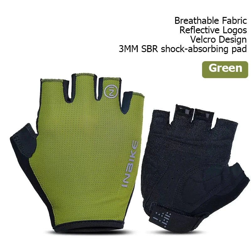INBIKE Half-Finger Shock-Absorption Cycling Gloves