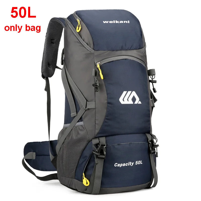 50L Waterproof Travel & Hiking Backpack