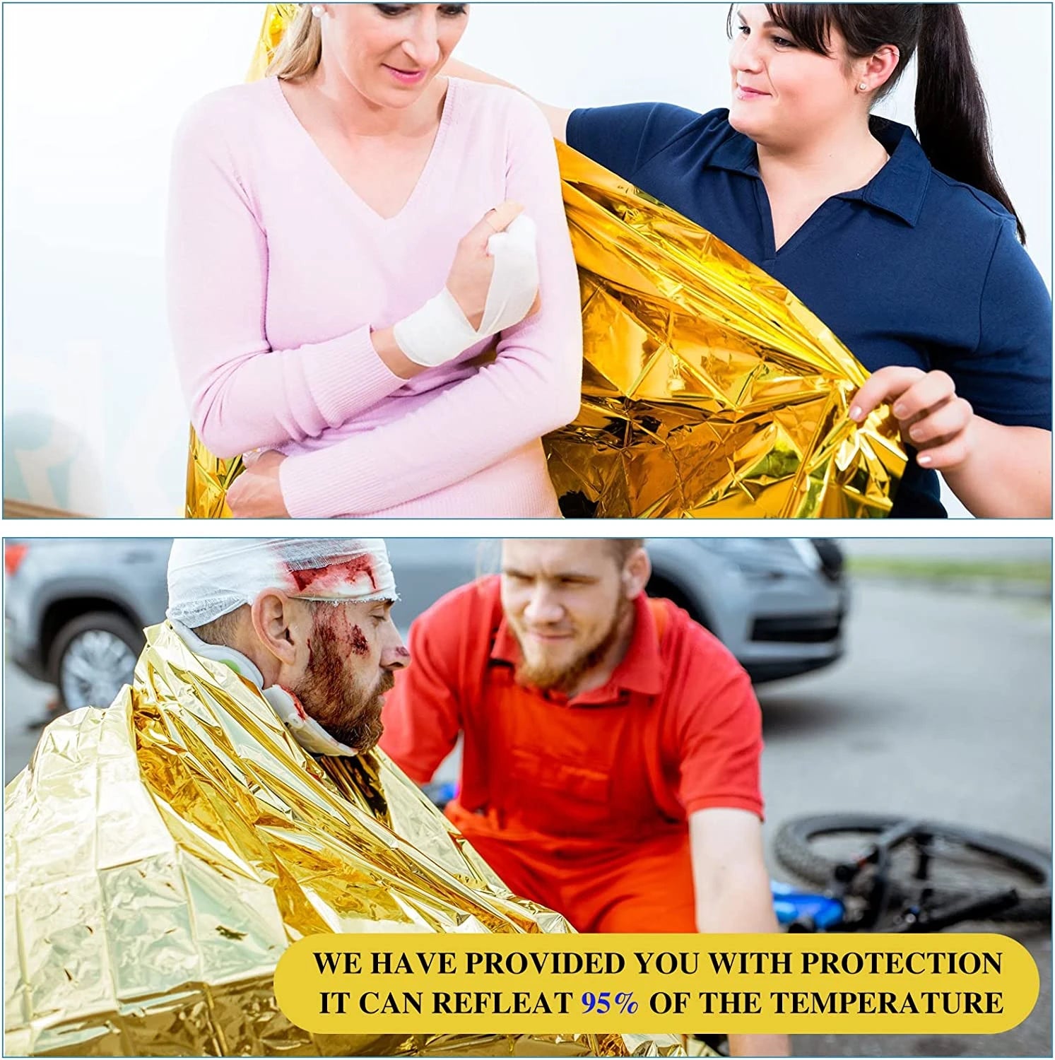 Emergency Survival Blanket – Waterproof Thermal Foil
