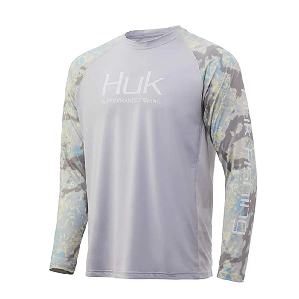 HUK Men’s Long Sleeve UV Protection Fishing Shirt