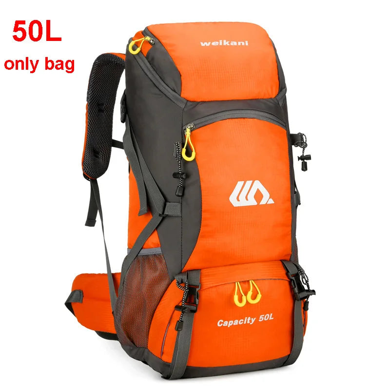 50L Waterproof Travel & Hiking Backpack