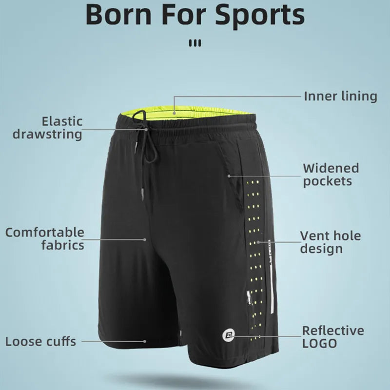 ROCKBROS Unisex Running & Fitness Shorts