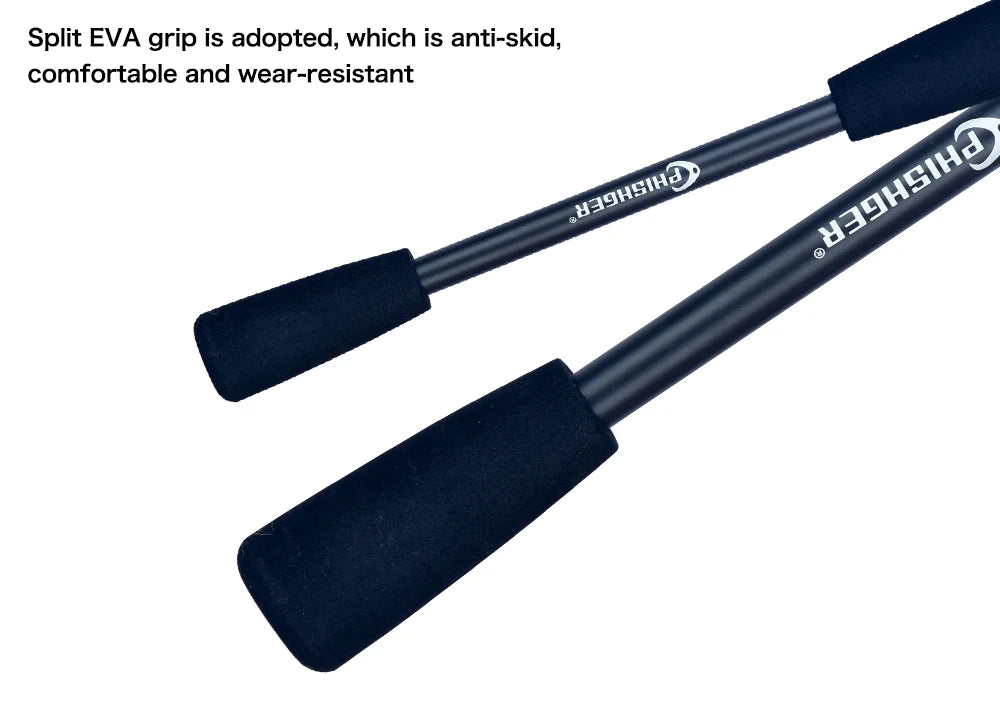 PHISHGER Ultralight Mini Carbon Spinning & Baitcasting Rod