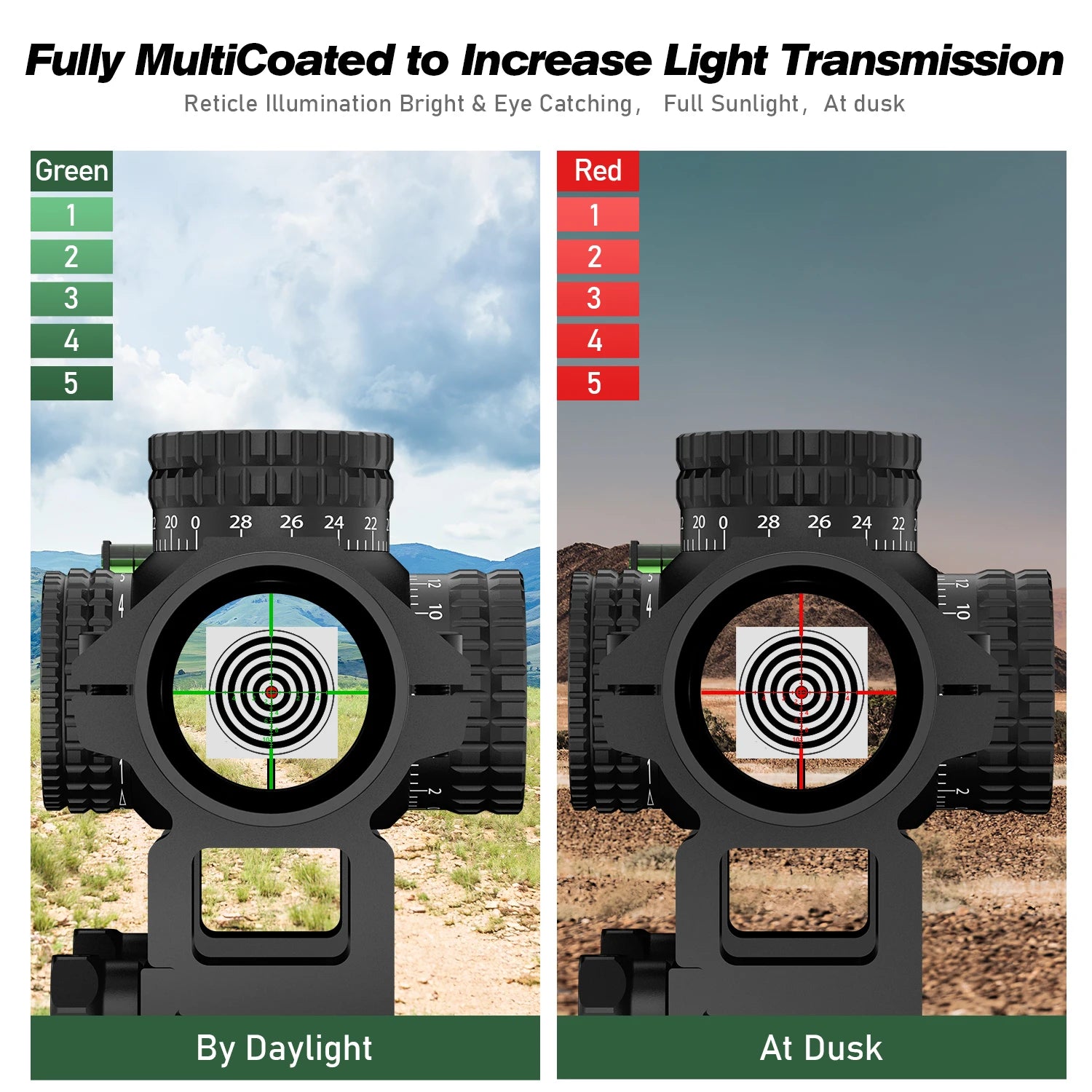 1-5x24 Tactical Rifle Scope
