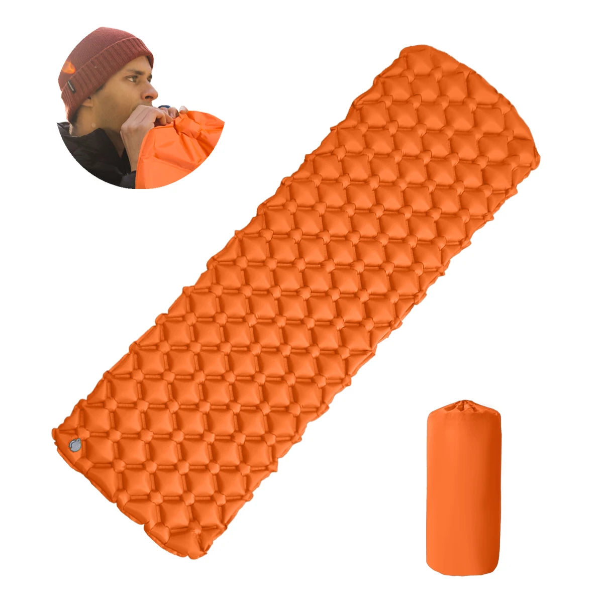 Ultralight Outdoor Camping Sleeping Pad with Pillow