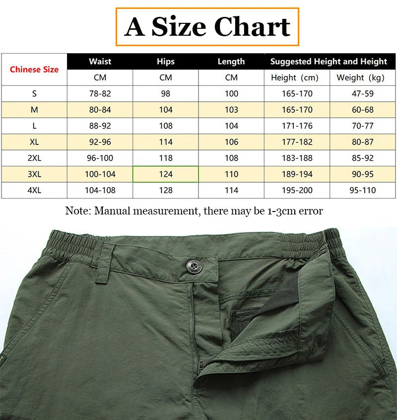 Men’s Military Tactical Waterproof Cargo Pants