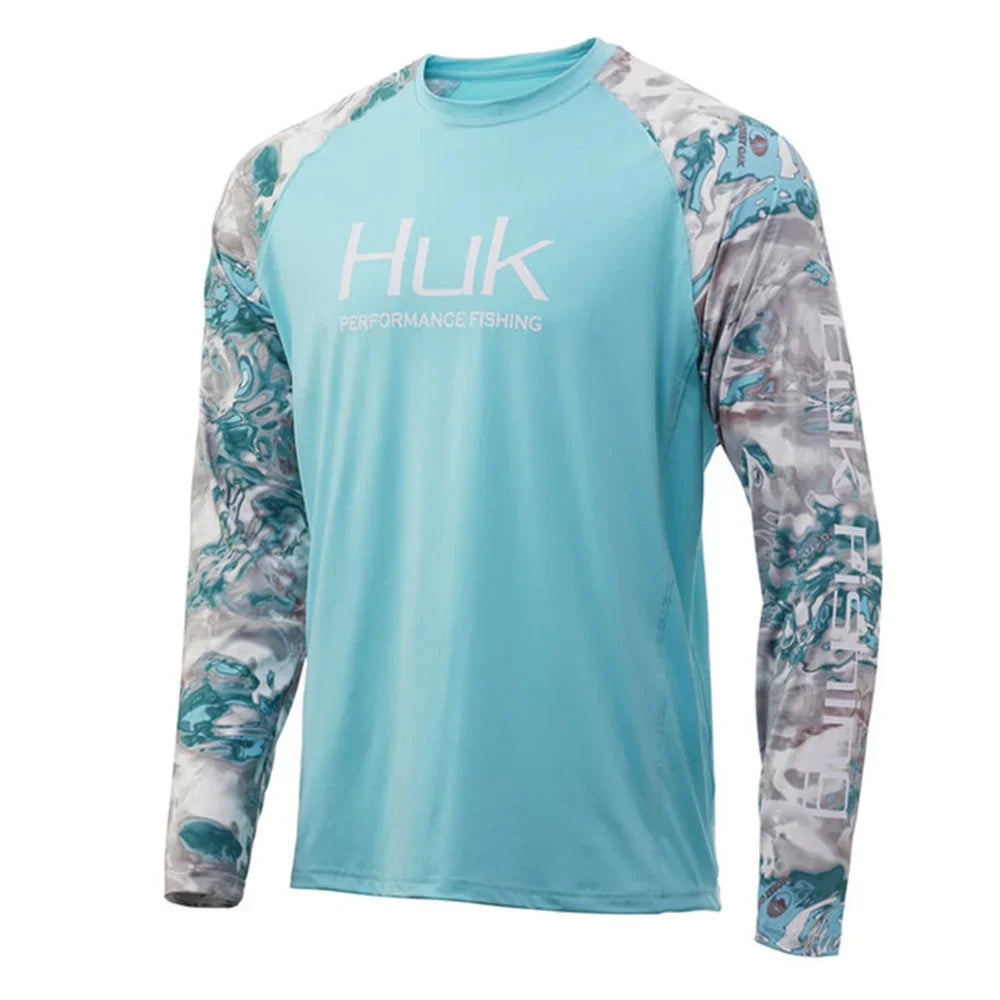 HUK Men’s Long Sleeve UV Protection Fishing Shirt