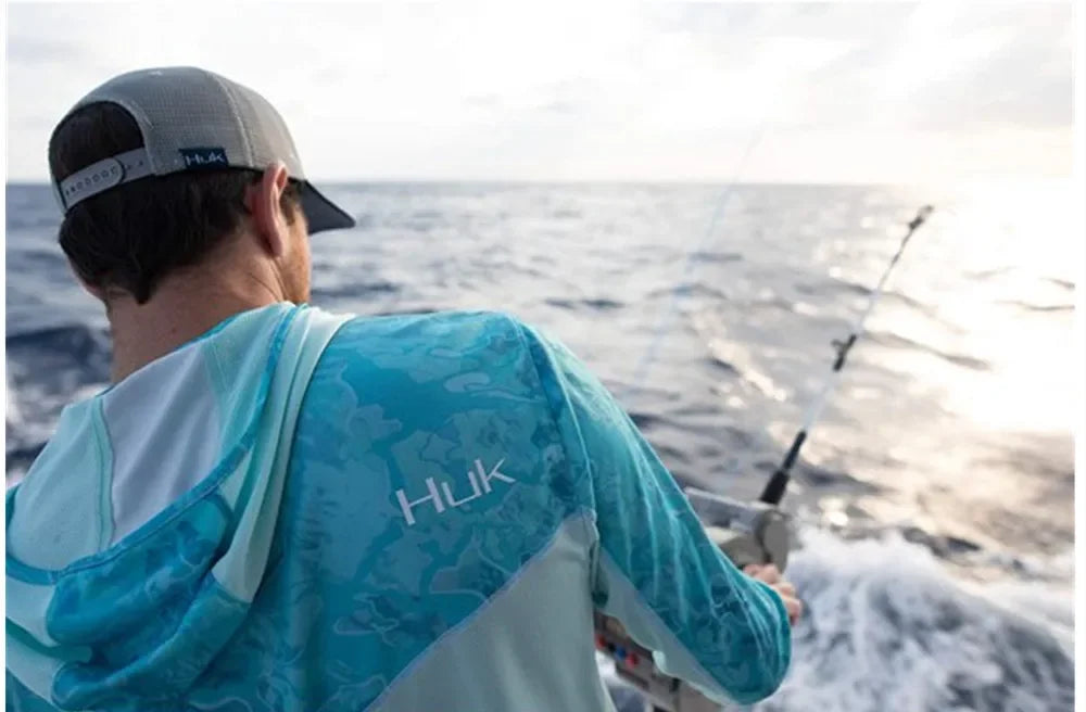 HUK Men’s Long Sleeve UV Protection Fishing Shirt