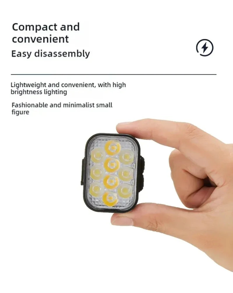 BUCKLOS USB Rechargeable LED Bike Lights – Front & Rear