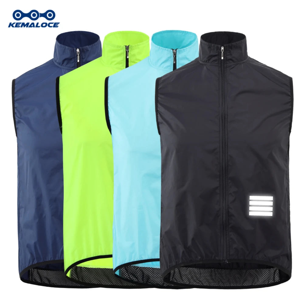 KEMALOCE Men’s Windproof Cycling Vest 2023