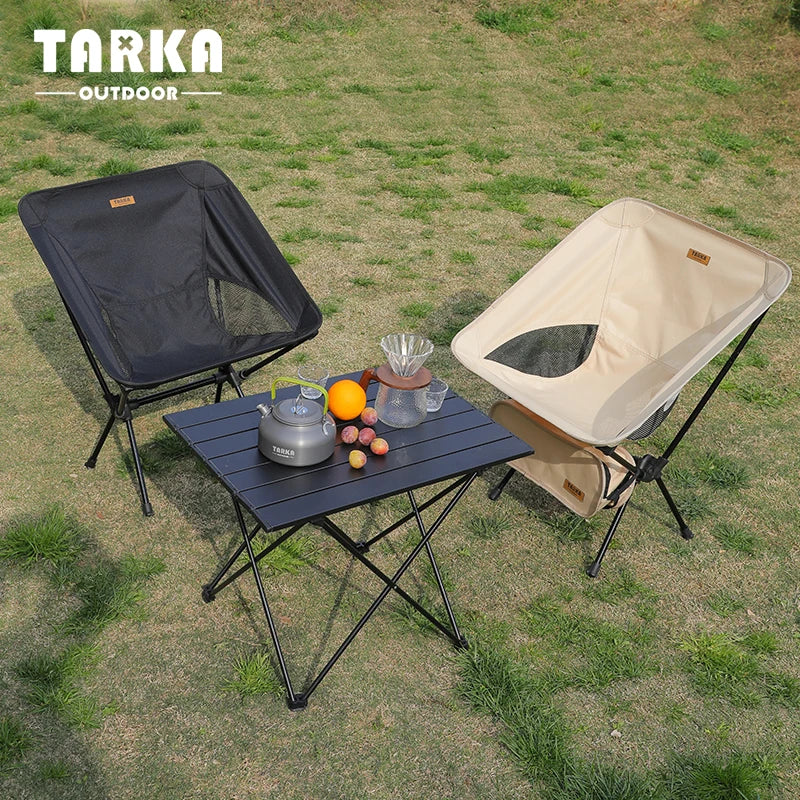 TARKA 2pcs Foldable Camping Chairs