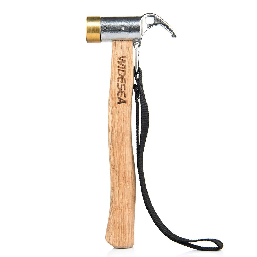 Widesea Stainless Steel Tent Hammer with Stake Puller