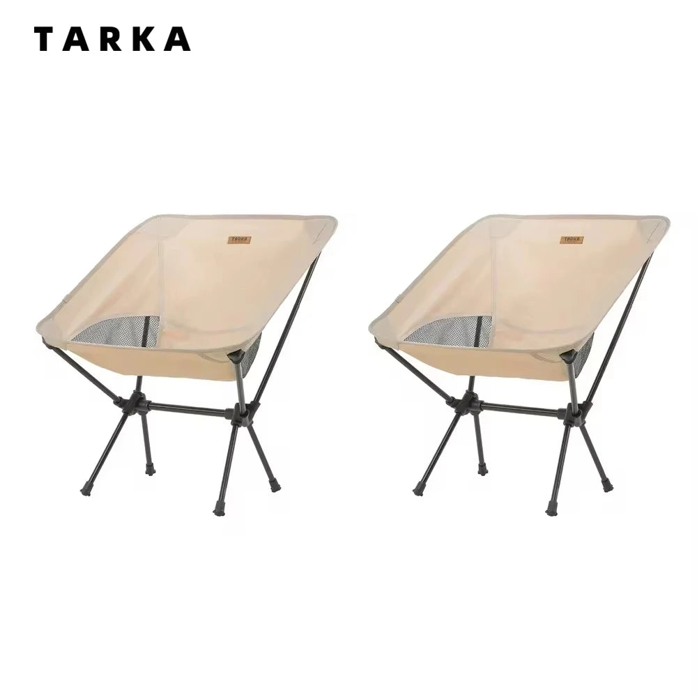 TARKA 2pcs Foldable Camping Chairs