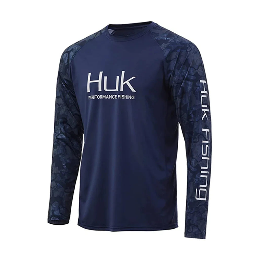 HUK Men’s Long Sleeve UV Protection Fishing Shirt